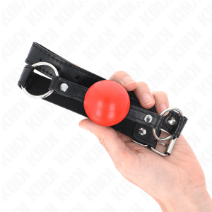 Kink Collar & GAG-bal met rode TPE-bal Kink Collar & GAG-bal met rode TPE-bal - Afbeelding 4