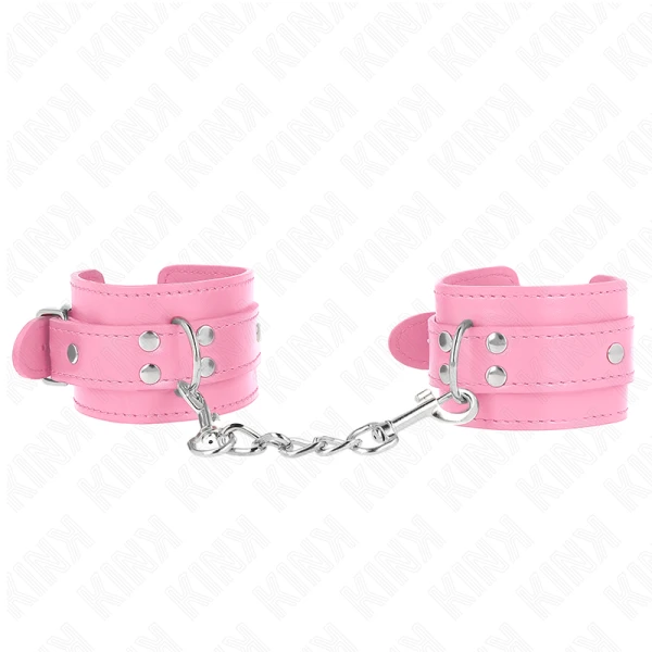 Kink Wrist Restraint eenvoudige handboeien verstelbaar roze