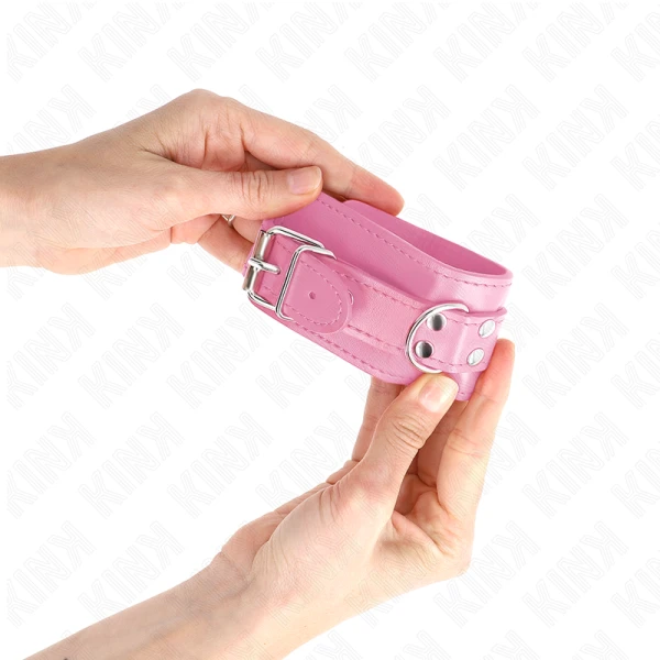 Kink Wrist Restraint eenvoudige handboeien verstelbaar roze