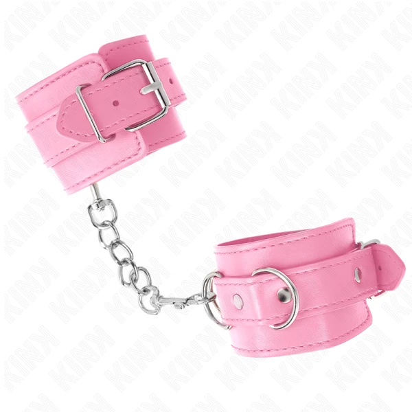 Kink Wrist Restraint eenvoudige handboeien verstelbaar roze