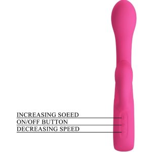 High Tech Pretty Love Fritz Rabbit Vibrator met 12 vibraties, Roze High Tech Pretty Love Fritz Rabbit Vibrator met 12 vibraties, Roze - Afbeelding 6