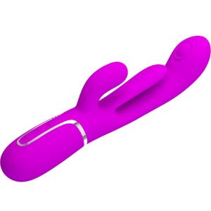 High Tech Pretty Love Shania Triple Rabbit Vibrator Multifunctioneel-roze High Tech Pretty Love Shania Triple Rabbit Vibrator Multifunctioneel-roze - Afbeelding 3