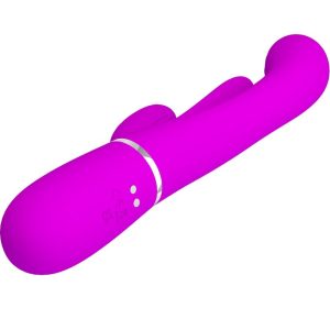 High Tech Pretty Love Shania Triple Rabbit Vibrator Multifunctioneel-roze High Tech Pretty Love Shania Triple Rabbit Vibrator Multifunctioneel-roze - Afbeelding 4