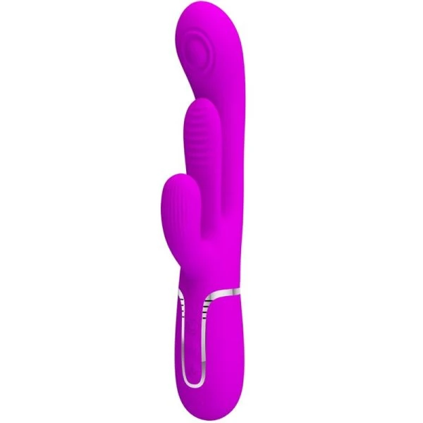 High Tech Pretty Love Shania Triple Rabbit Vibrator Multifunctioneel-roze