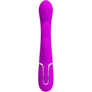 High Tech Pretty Love Shania Triple Rabbit Vibrator Multifunctioneel-roze High Tech Pretty Love Shania Triple Rabbit Vibrator Multifunctioneel-roze - Afbeelding 2