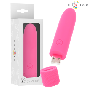 Intense FUN Toys Symone USB-Vibrator Bullet met 8 standen, roze Intense FUN Toys Symone USB-Vibrator Bullet met 8 standen, roze - Afbeelding 1