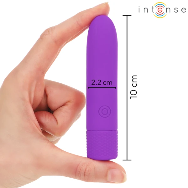 Intense FUN Toys Symone Bullet Vibrator USB oplaadbaar 8 standen Paars 10 cm