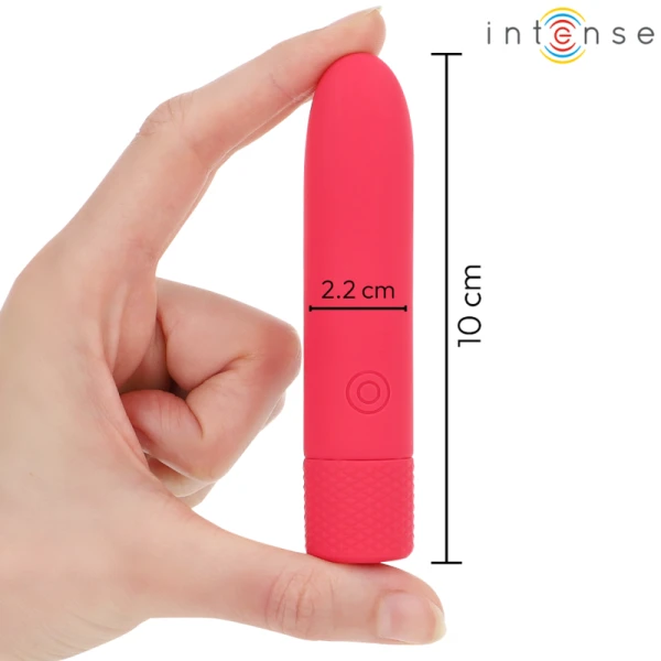 Intense FUN Toys Symone USB-wiederaufladbarer Bullet-Vibrator rot 10 x 2,2 cm
