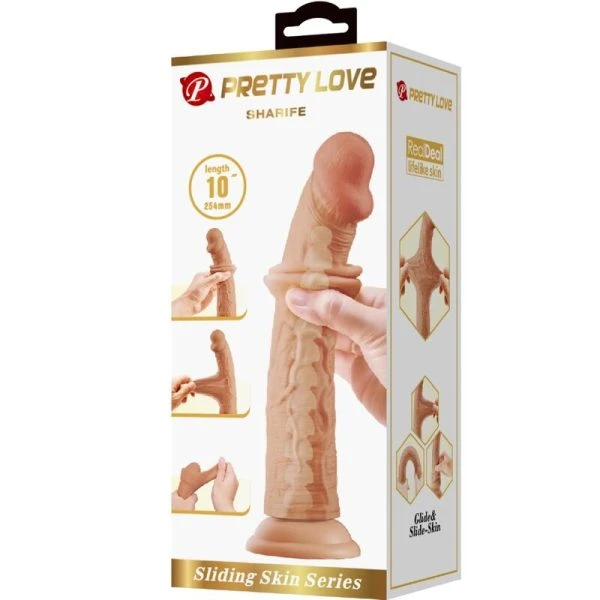 Pretty Love Sharife Dildo met zuignap van TPR
