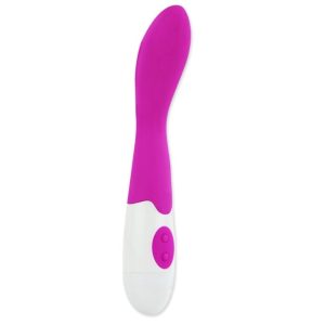 High Tech Pretty Love Flirtation Bishop Vibrator aus Silikon, 18 cm, flieder/weiß High Tech Pretty Love Flirtation Bishop Vibrator aus Silikon, 18 cm, flieder/weiß – Bild 1