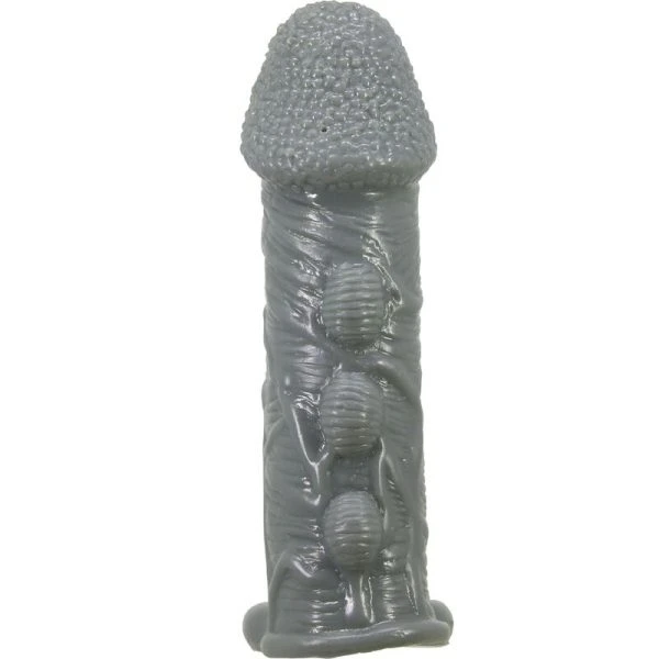 FOR HIM Pretty Love Realistische Penisvergroter en Vertragingshuls Grijs
