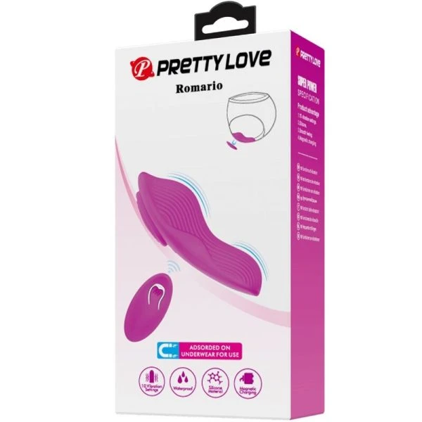 Remote Control Pretty Love Romario Auflegevibrator mit Fernbedienung rosa Remote Control Pretty Love Romario Auflegevibrator mit Fernbedienung rosa