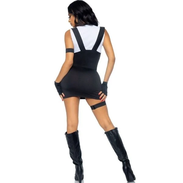 Leg Avenue Sexy Swat Kostüm Officieel Zwart S/M