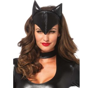 LEG Avenue Accessories Cat Woman Maske Schwarz – Fetisch-Maske für Partys LEG Avenue Accessories Cat Woman Maske Schwarz – Fetisch-Maske für Partys – Bild 1