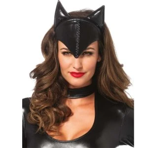 LEG Avenue Accessories Cat Woman Mask Black – Fetish Mask for Parties