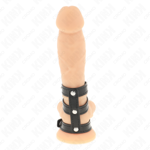 Kink Leder Penisring met Drukgesp voor Gecontroleerde Erectie Kink Leder Penisring met Drukgesp voor Gecontroleerde Erectie - Afbeelding 2