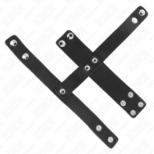 Kink Ring Power Peniskäfigring van leer met verstelbare spreidstang Kink Ring Power Peniskäfigring van leer met verstelbare spreidstang - Afbeelding 4
