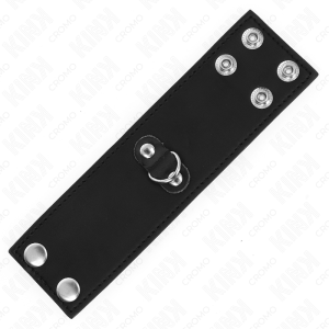 Kink Ring Power Leder-Penisring met druksluiting Kink Ring Power Leder-Penisring met druksluiting - Afbeelding 4