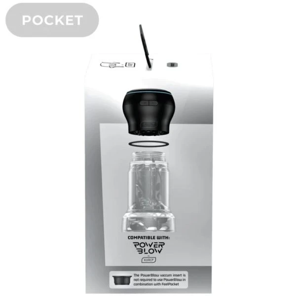 Kiiroo Feel Pocket Stroker Crystal Masturbator transparent