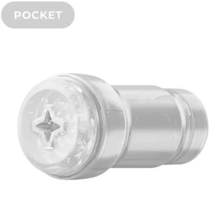 Kiiroo Feel Pocket Stroker Crystal Masturbator transparent