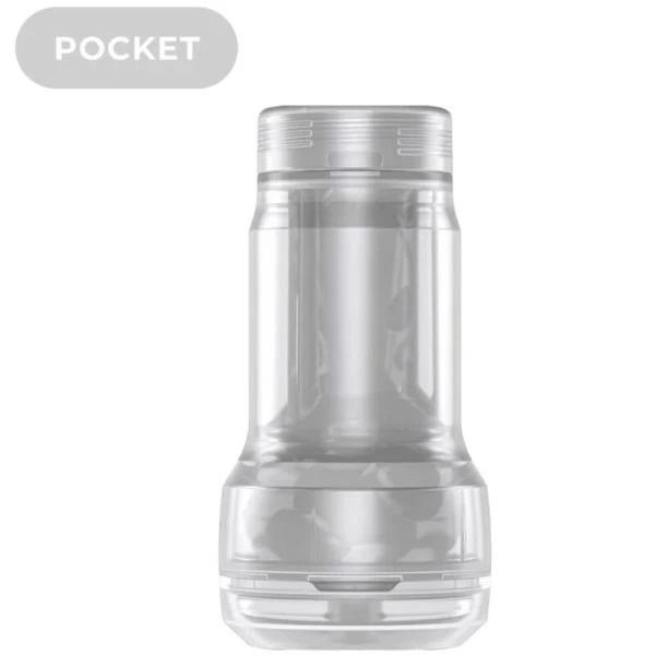 Kiiroo Feel Pocket Stroker Crystal Masturbator transparent