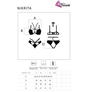 Livco Corsetti Fashion Nikrita BH en slipset Zwart L Livco Corsetti Fashion Nikrita BH en slipset Zwart L - Afbeelding 4