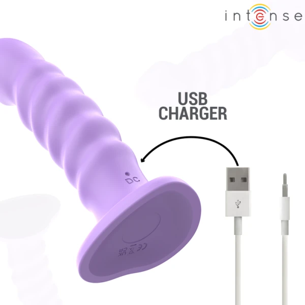 Intense Remote Control Brenda Vibrator met spiraalontwerp en afstandsbediening, Paars Intense Remote Control Brenda Vibrator met spiraalontwerp en afstandsbediening, Paars