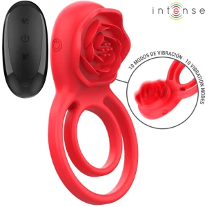 Intense Remote Control Auflegevibrator Gail Stimulator Rose 10 Vibrationen Rot