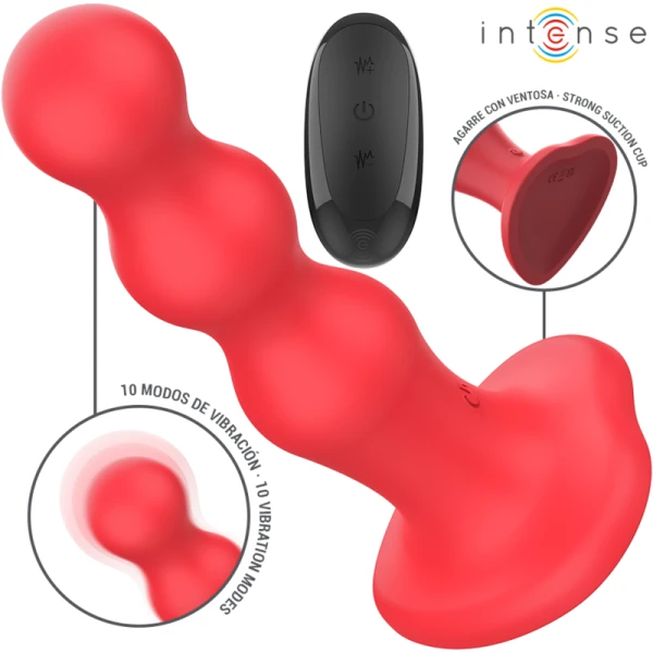 img_195484_340e8ba6f96b05763353974a6f853e0e_1.png Intense Remote Control Cody Vibrator met zuignappen en afstandsbediening rood