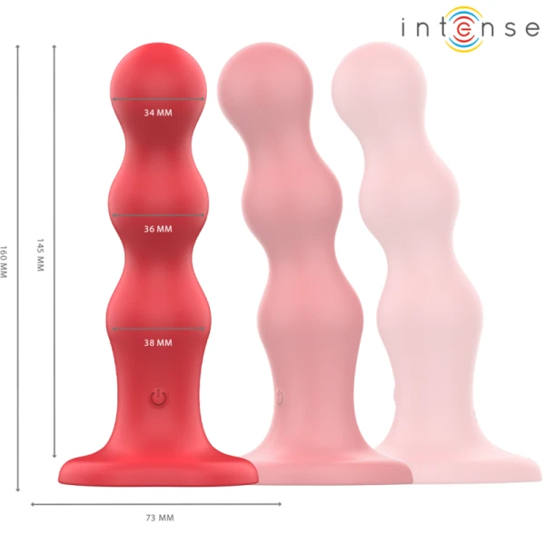 Intense Remote Control Cody Vibrator met zuignappen en afstandsbediening rood Intense Remote Control Cody Vibrator met zuignappen en afstandsbediening rood