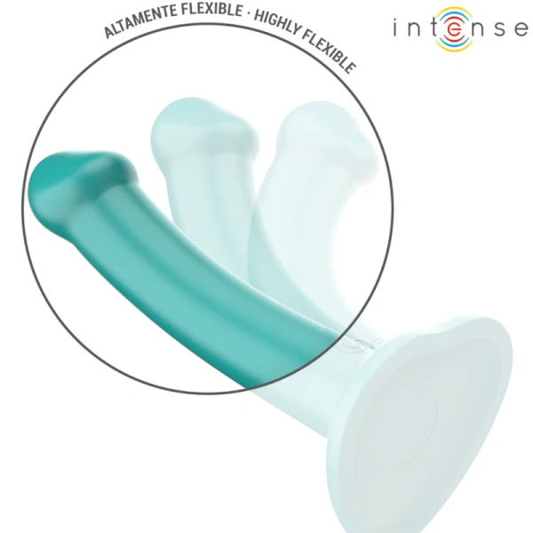 Intense Remote Control Vibrator Katie mit Saugnapf, 10 Modi, Blau