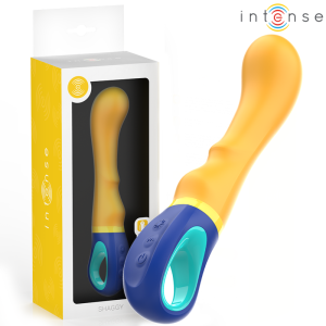 Intense High Tech Shaggy G-Punt Vibrator geel Intense High Tech Shaggy G-Punt Vibrator geel - Afbeelding 1