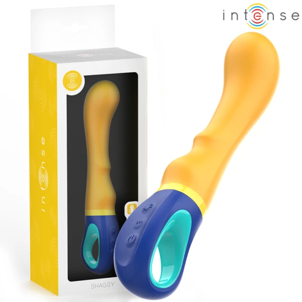 Intense High Tech Shaggy G-Punt Vibrator geel