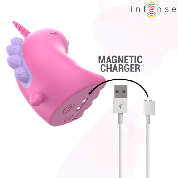 Intense FUN Toys Pinkie 360º Auflegevibrator Einhorn-Design klitoral Intense FUN Toys Pinkie 360º Auflegevibrator Einhorn-Design klitoral