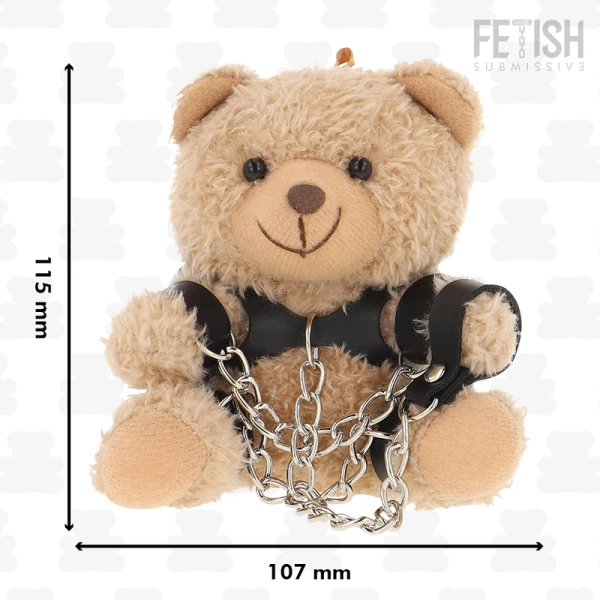 Fetish Submissive Rebel Toys Yogi Teddybeer BDSM Pluche figuur met handboeien