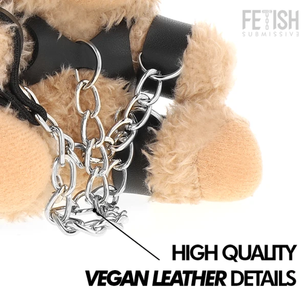 Fetish Submissive Rebel Toys Yogi Teddybeer BDSM Pluche figuur met handboeien