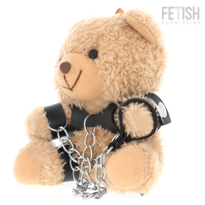 Fetish Submissive Rebel Toys Yogi Teddybeer BDSM Pluche figuur met handboeien Fetish Submissive Rebel Toys Yogi Teddybeer BDSM Pluche figuur met handboeien - Afbeelding 1