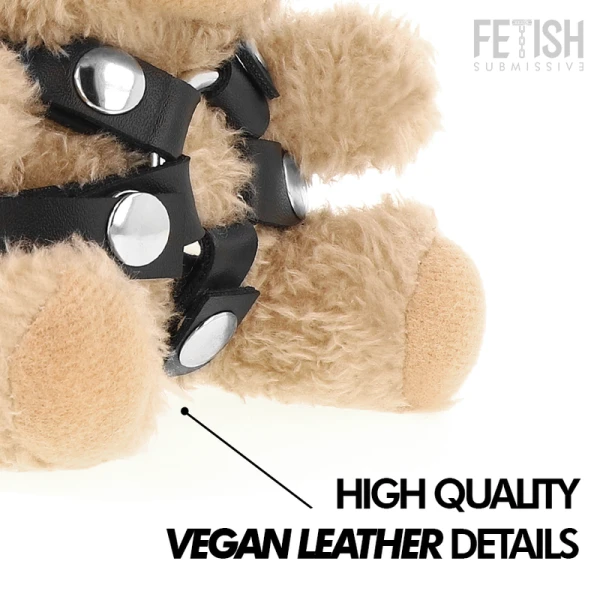 Fetish Submissive Rebel Toys Bongo Teddybär BDSM Modell 4 met Ringtuig