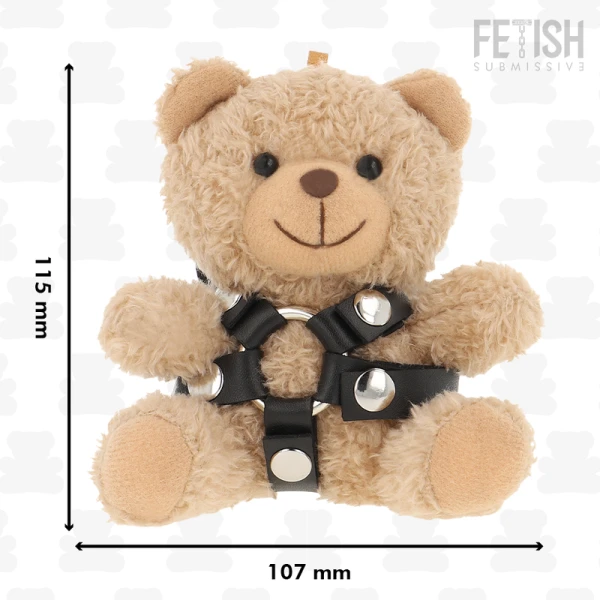 Fetish Submissive Rebel Toys Bongo Teddybär BDSM Modell 4 met Ringtuig