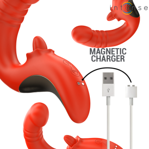 Intense Paulina U-vormige vibrator en stimulator rood Intense Paulina U-vormige vibrator en stimulator rood - Afbeelding 7