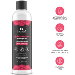 Intimateline Luxuria Massageolie Bessen met Hennepzaadolie Intimateline Luxuria Massageolie Bessen met Hennepzaadolie - Afbeelding 4
