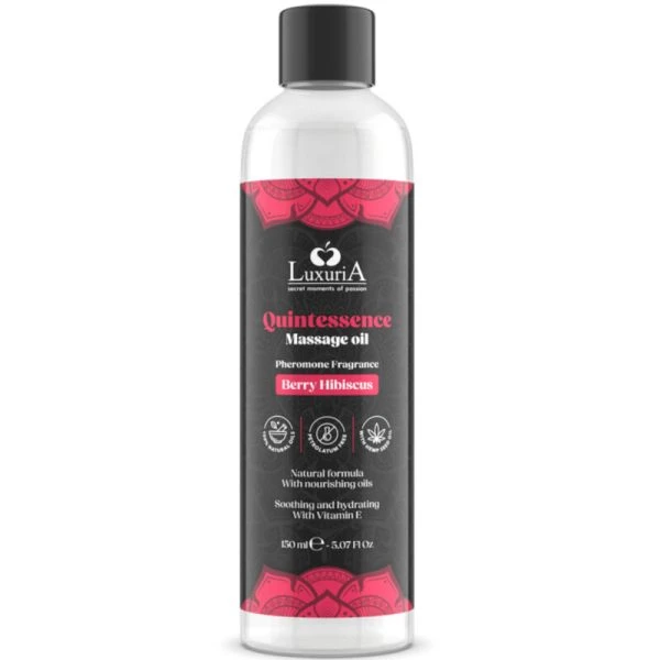 Intimateline Luxuria Massageolie Bessen met Hennepzaadolie