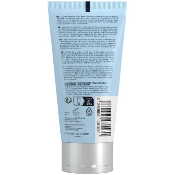 Mister Size Bio-glijmiddel op waterbasis 100 ml