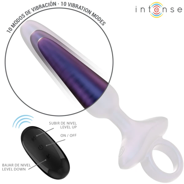Intense Anal Toys Marlon vibrerende anaalplug met afstandsbediening
