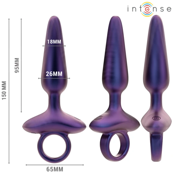 Intense Anal Toys Marlon vibrerende anaalplug met afstandsbediening