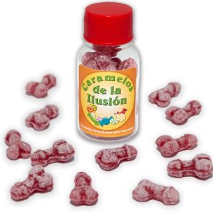 Diablo Picante Penis-Snoepjes Aardbei/Kers, 12 stuks Diablo Picante Penis-Snoepjes Aardbei/Kers, 12 stuks - Afbeelding 1