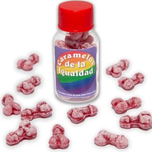 Diablo Picante Gelijkheidssnoepjes Penisvorm Aardbei-Kers-Smaak Diablo Picante Gelijkheidssnoepjes Penisvorm Aardbei-Kers-Smaak - Afbeelding 1