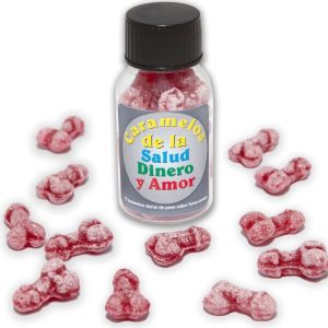 Diablo Picante Bonbons in Penisvorm Aardbei-Kers Diablo Picante Bonbons in Penisvorm Aardbei-Kers - Afbeelding 1