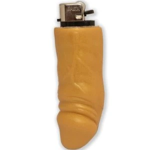 Diablo Picante Gouden Penis-Aansteker, oplaadbaar