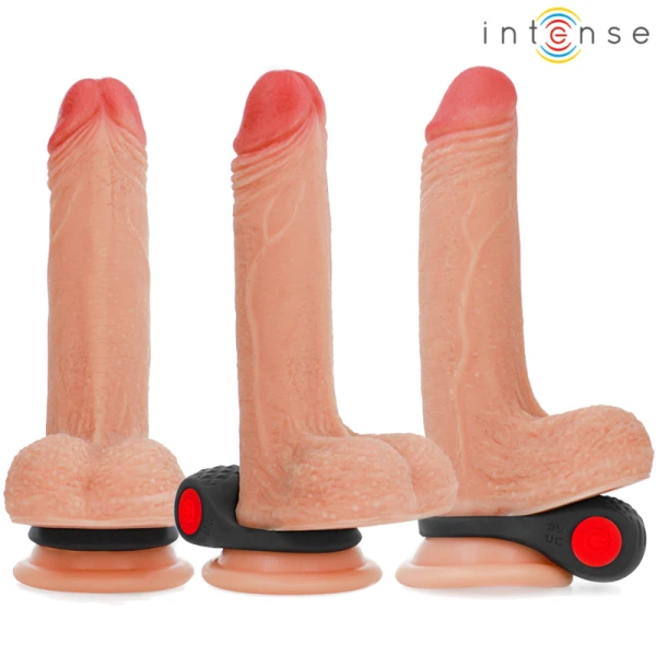 Intense FOR HIM Clover Vibrator Penisring met 10 trillingen, Zwart